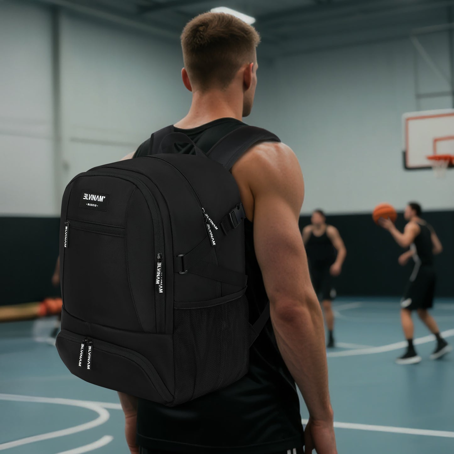 ELVINAM® Large Basketball Backpack