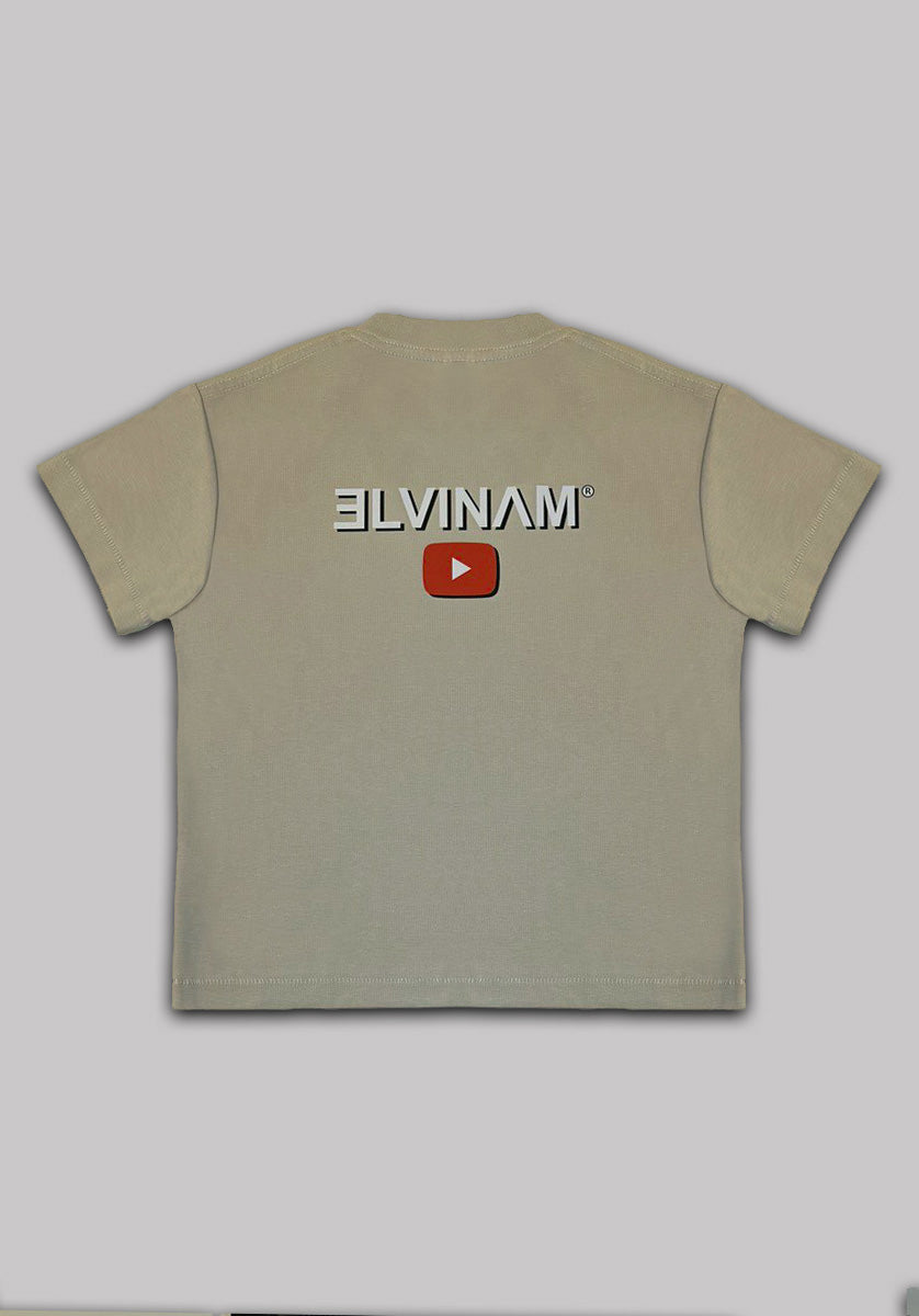 ELVINAM® Original Sha Apricot Cotton T-Shirt