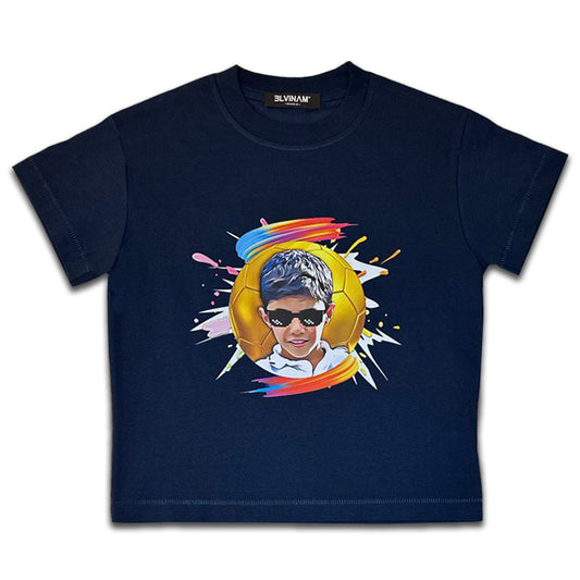 ELVINAM® Original Midnight Blue Cotton T-Shirt