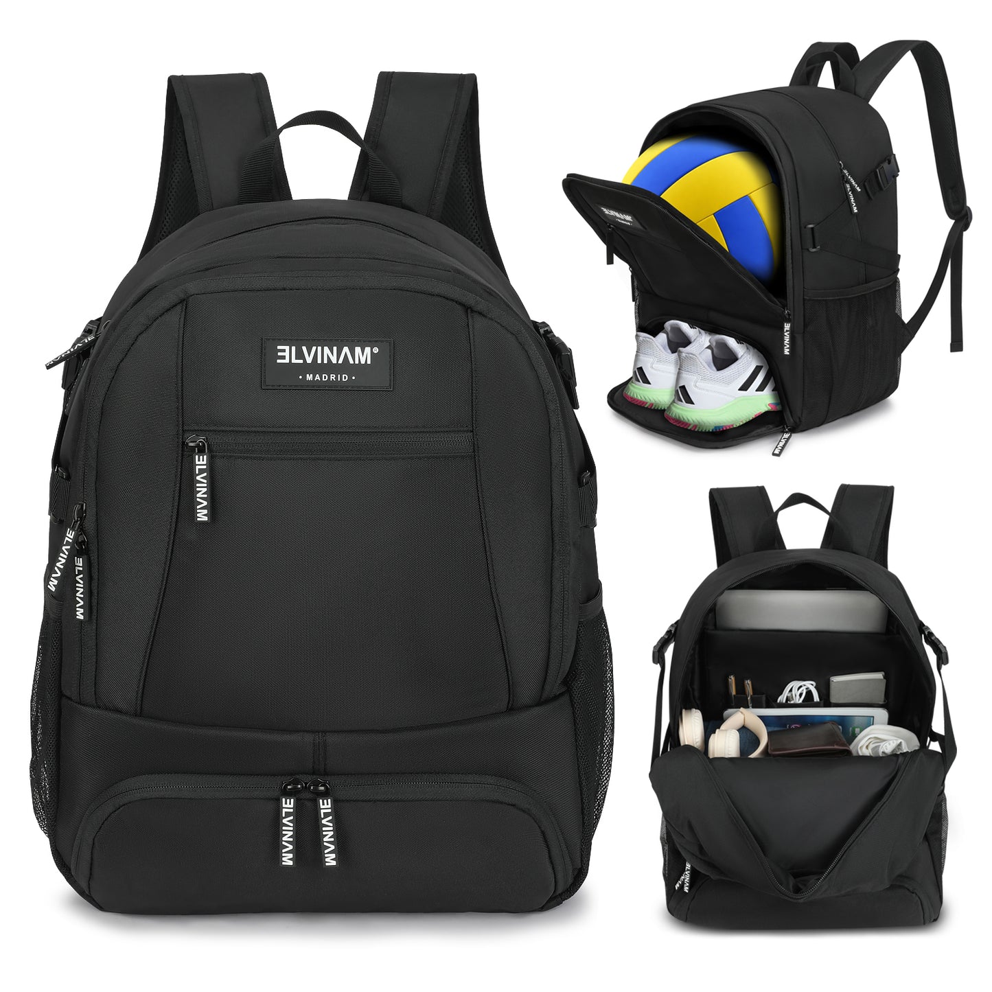 ELVINAM® Large Volleyball Backpack