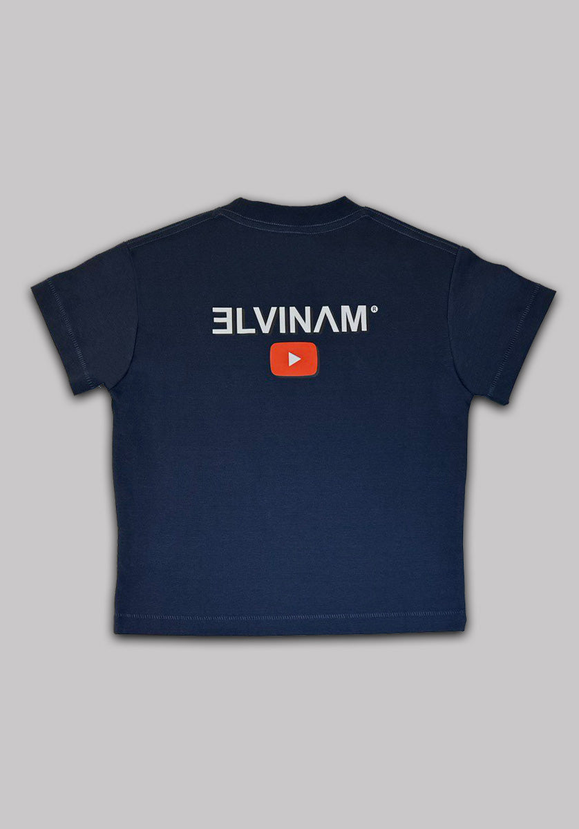 ELVINAM® Original Midnight Blue Cotton T-Shirt